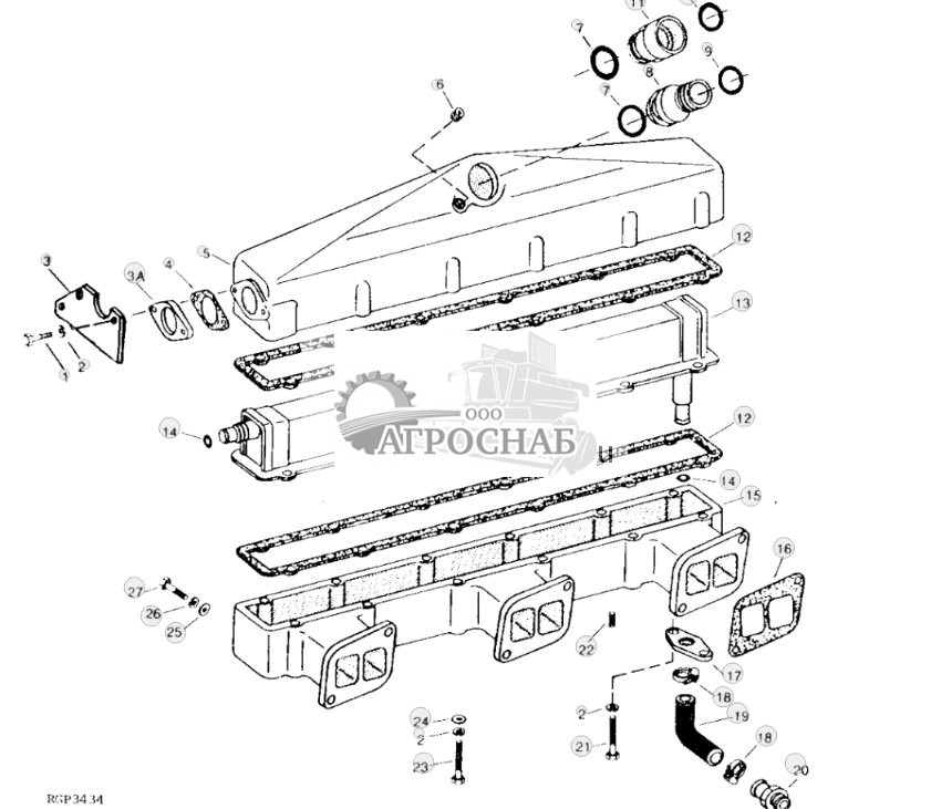 Aftercooler And Intake Manifold 
